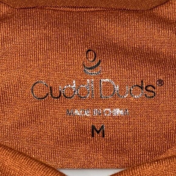 Cuddl Duds Women's Size M Light  Quilt Shirt Jacket Orange - Picture 4 of 9